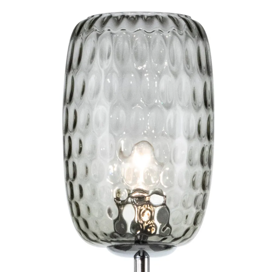 Stojací lampa z pouzdra nebo průhledného skla vyrobená v Itálii - Sibilla Viadurini