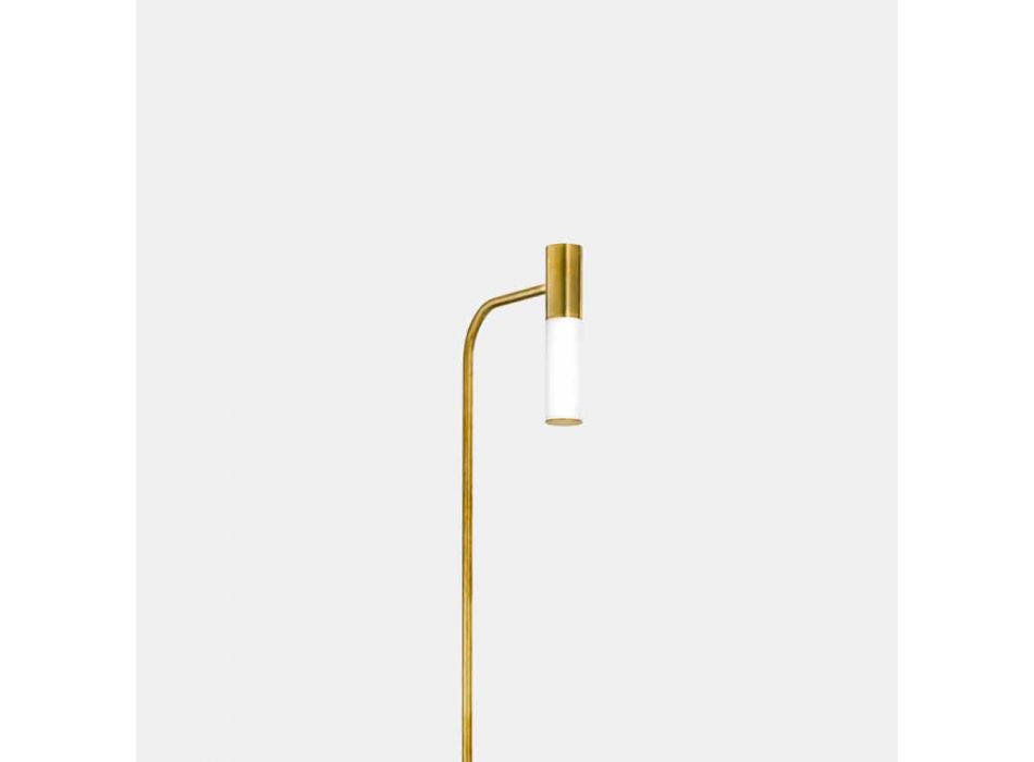 Elegantní stojací lampa do obývacího pokoje z mosazi a italského skla - Etoile od Il Fanale Viadurini