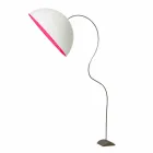Moderní H210cm stojací lampa In-es.artdesign Half Moon barevný nebulit Viadurini