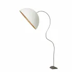 Moderní H210cm stojací lampa In-es.artdesign Half Moon barevný nebulit Viadurini