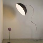 Moderní H210cm stojací lampa In-es.artdesign Half Moon barevný nebulit Viadurini