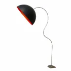 Moderní H210cm stojací lampa In-es.artdesign Half Moon barevný nebulit Viadurini