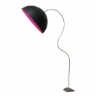 Moderní H210cm stojací lampa In-es.artdesign Half Moon barevný nebulit Viadurini