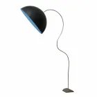 Moderní H210cm stojací lampa In-es.artdesign Half Moon barevný nebulit Viadurini