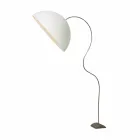 Moderní H210cm stojací lampa In-es.artdesign Half Moon barevný nebulit Viadurini