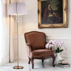 Křišťálová stojací lampa se stínidlem vyrobeným v Itálii - Innsbruck Viadurini