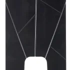 Podlahová svítidla ze dřeva a designová tkanina Grilli Zarafa vyráběná v Itálii Viadurini