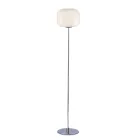 Skleněná stojací lampa se dvěma povrchovými úpravami a kovovým rámem vyrobená v Itálii - Brera Viadurini