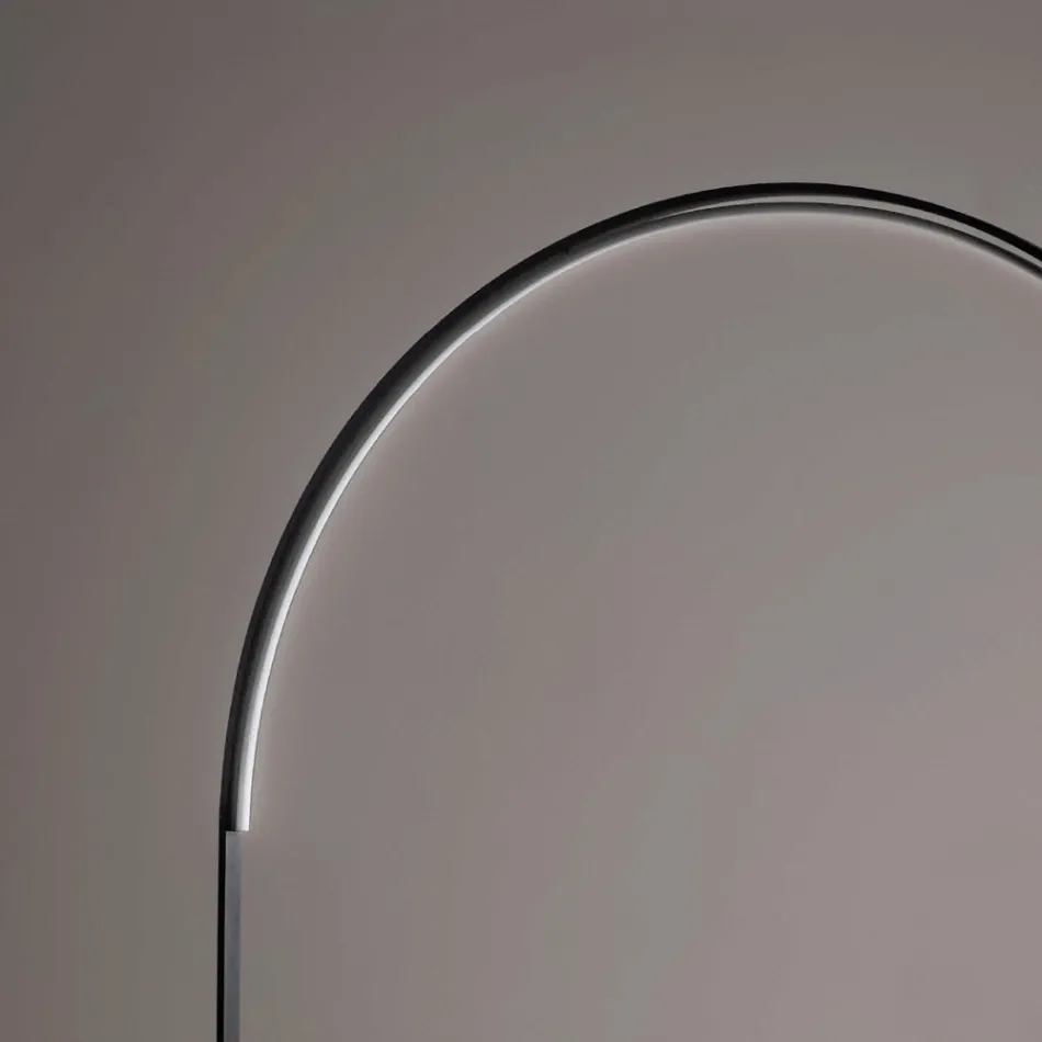 Moderní stojací lampa se stmívatelným LED světlem z lakovaného kovu - Picea Viadurini