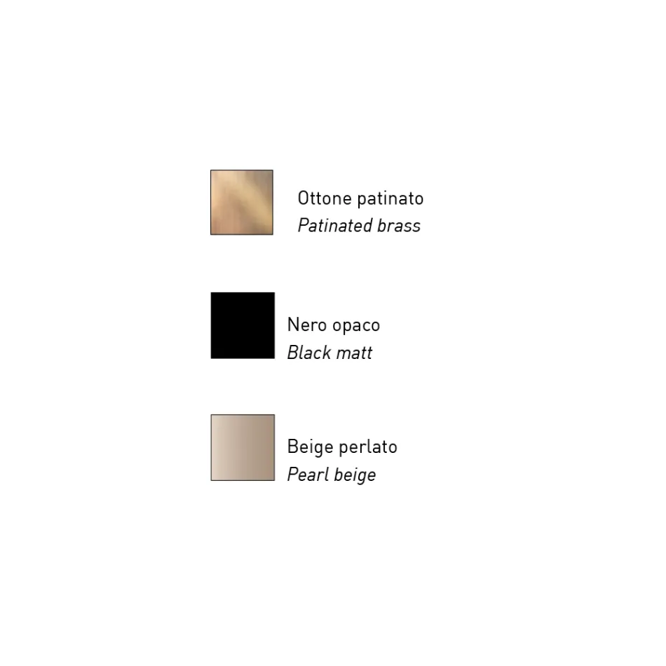 Moderní kovová stojací lampa s dvojitým osvětlením Made in Italy - Roman Viadurini