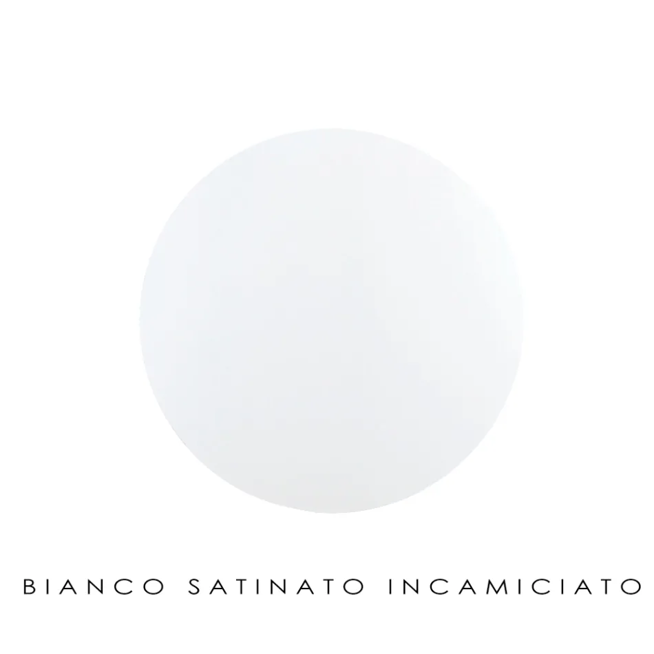 Moderní stojací lampa z ručně foukaného benátského skla - sníh Viadurini