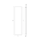 Sálavá deska se smíšeným systémem z uhlíkové oceli Made in Italy - Bigne Viadurini