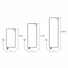 Elektrický sálavý talíř s moderním designem do 1000 W - kniha Viadurini