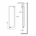 Elektrický sálavý talíř s moderním designem do 1000 W - kniha Viadurini