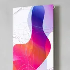 Nástěnná elektrická sálavá deska z oceli s dekorací 1000 W - Kelvin Viadurini