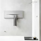 Horizontální designová hydraulická sálavá deska z oceli do 820 W - řez Viadurini