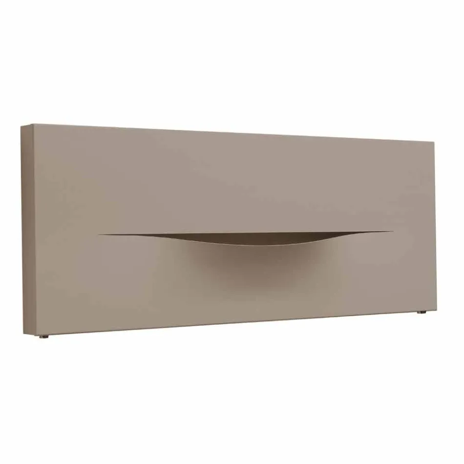 Horizontální designová hydraulická sálavá deska z oceli do 820 W - řez Viadurini