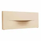 Horizontální designová hydraulická sálavá deska z oceli do 820 W - řez Viadurini