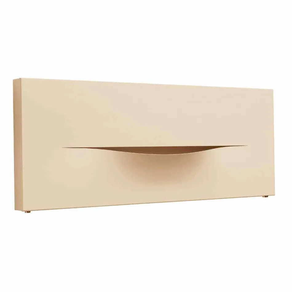 Horizontální designová hydraulická sálavá deska z oceli do 820 W - řez Viadurini