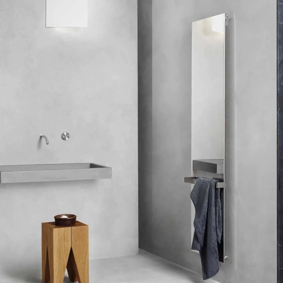 Vertikální sálavá deska z nerezové oceli Reflex s moderním designem při 510 W - led Viadurini