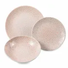 Moderní barevné talíře 18 kusů kompletní stolová služba v Gres - Creta Viadurini