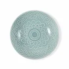 Moderní barevné talíře 18 kusů kompletní stolová služba v Gres - Creta Viadurini