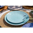 Moderní barevné talíře 18 kusů kompletní stolová služba v Gres - Creta Viadurini