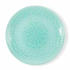 Moderní barevné talíře 18 kusů kompletní stolová služba v Gres - Creta Viadurini