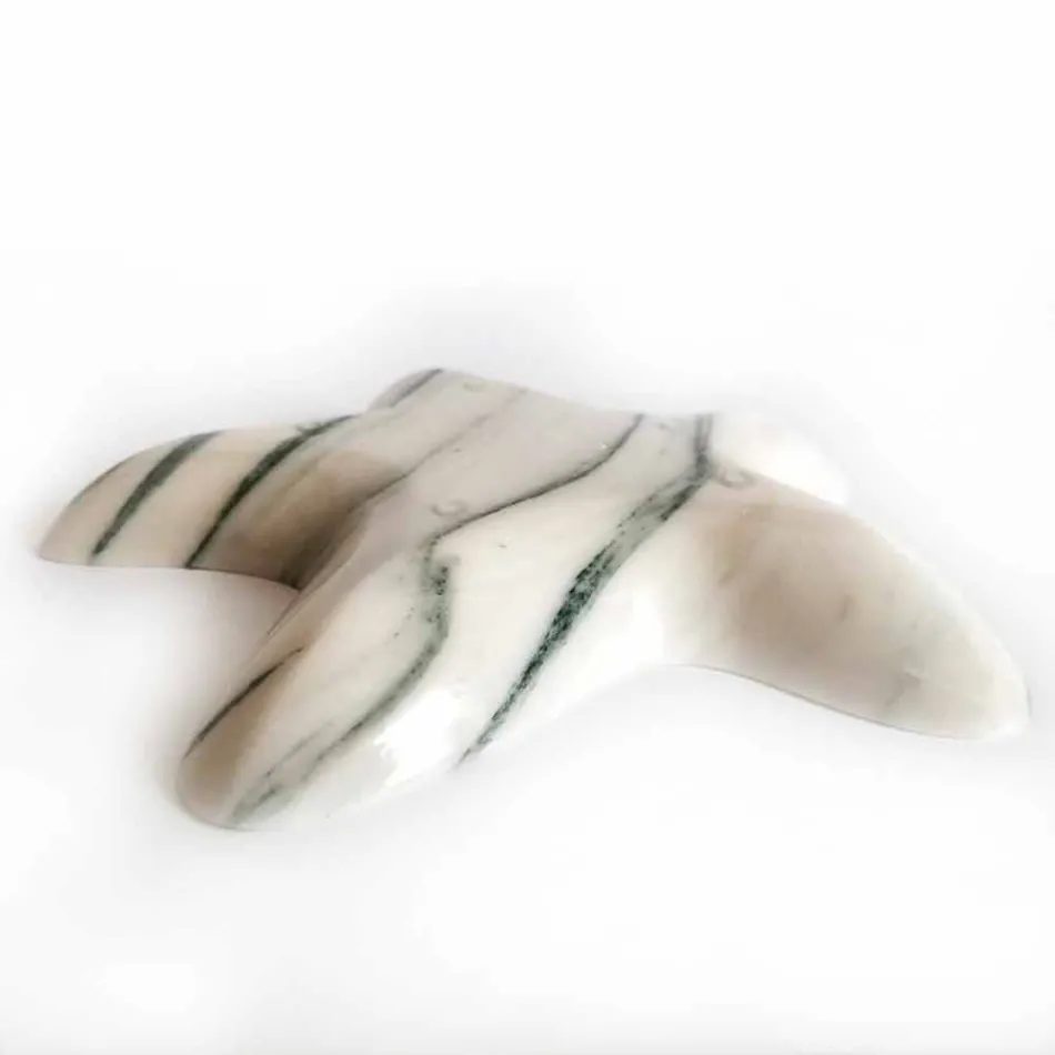 Moderní mramorový talíř ve tvaru hvězdice vyrobený v Itálii - Ticcio Viadurini