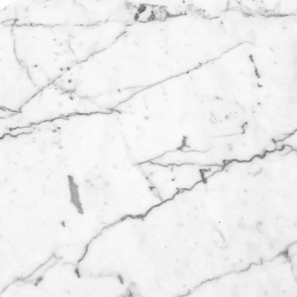 Kulatý sýrový talíř v bílém nebo černém mramoru vyrobený v Itálii - Kirby Viadurini