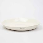 Italský luxusní bílý porcelánový kulatý servírovací talíř - Arcimaesta Viadurini