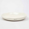 Italský luxusní bílý porcelánový kulatý servírovací talíř - Arcimaesta
