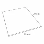 Sprchová vanička 90x70 v provedení Resin Stone Effect Finish Modern Design - Domio Viadurini