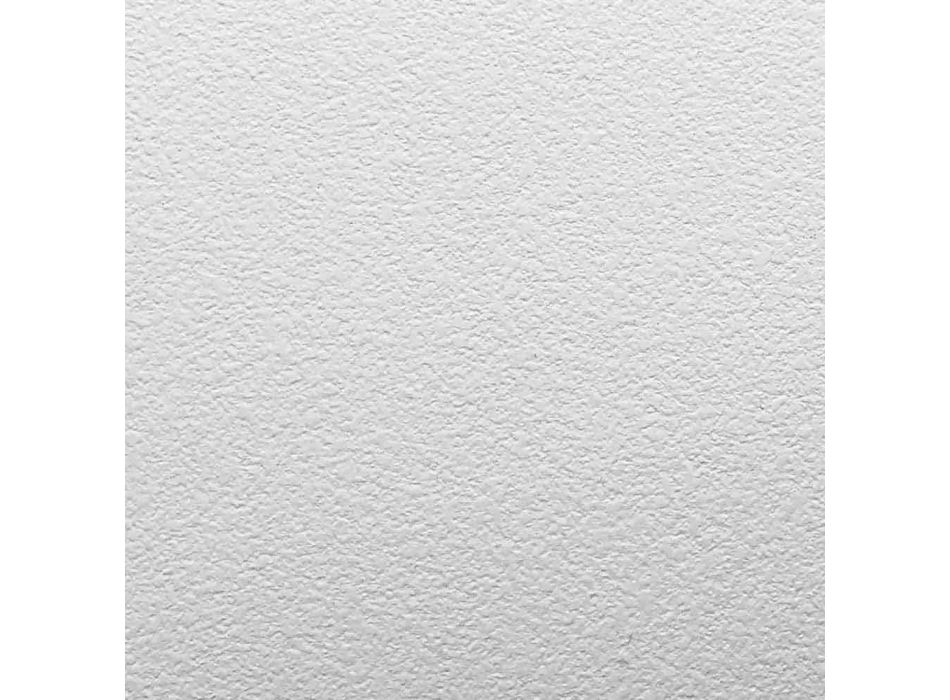 Obdélníková pryskyřice bílá sametová sprchová vanička 140x80 cm - Estimo Viadurini