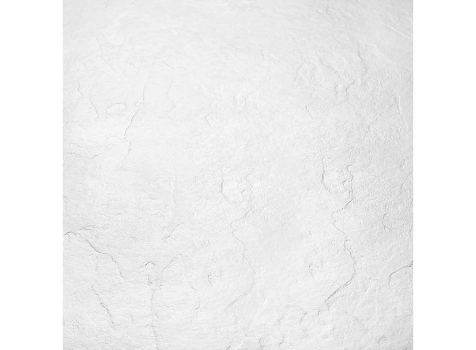 Pryskyřičná vanička s efektem bílé břidlice, moderní design 120 x 80 - Sommo Viadurini
