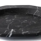 Plochý talíř ze saténového mramoru různé povrchové úpravy italský luxusní design - rhodium Viadurini