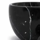 Malá malta s paličkou v bílém mramoru Carrara Vyrobeno v Itálii - Mirel Viadurini