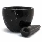 Malá malta s paličkou v bílém mramoru Carrara Vyrobeno v Itálii - Mirel Viadurini