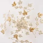 Stropní svítidlo z kovu a křišťálu se 6 žárovkami pro interiéry s elegantním stylem – Orchidea Viadurini