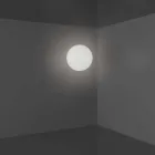 Slide Globo (Stěnové) stropní světlo vyrobené z polyetylenu vyrobeného v Itálii Viadurini