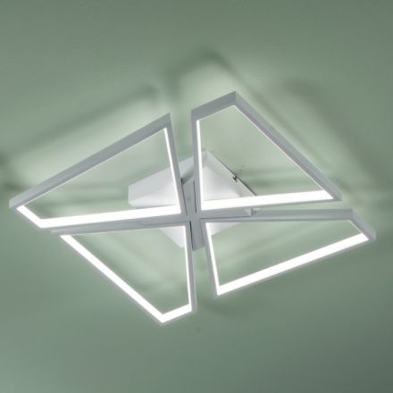 Stmívatelné nástěnné LED svítidlo s polymerovým difuzorem - Squadra Viadurini