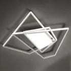 Stmívatelné LED nástěnné svítidlo ve zlatém nebo stříbrném kovu - galaktické Viadurini