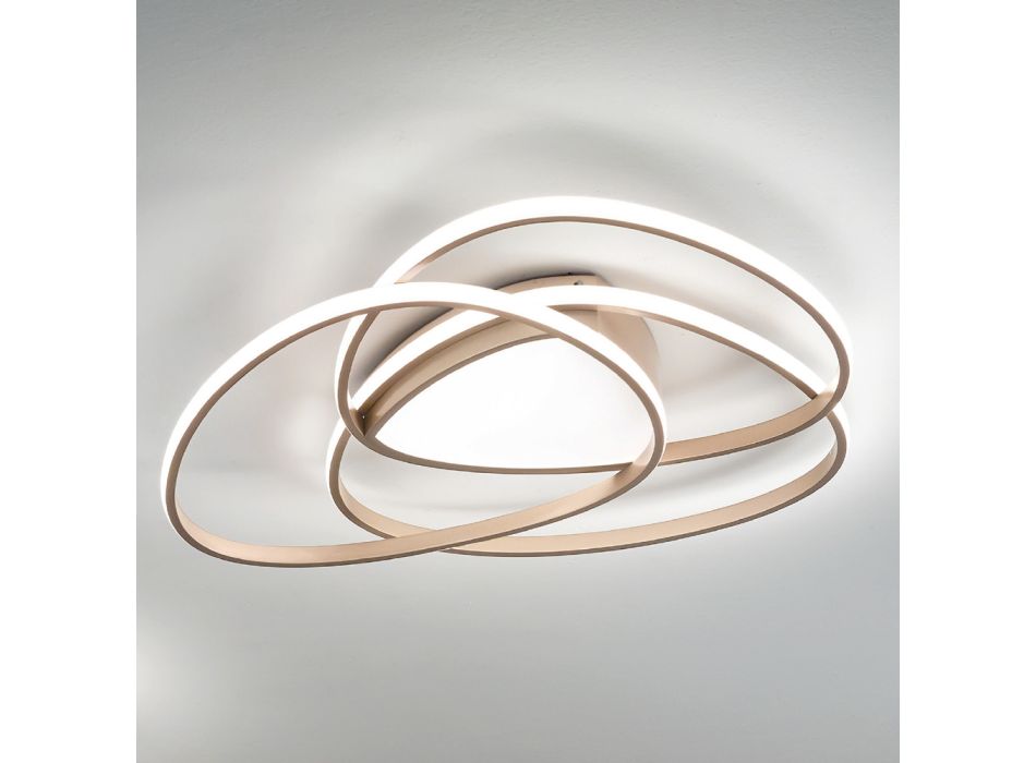 Stropní LED nástěnné svítidlo ve zlatém nebo stříbrném provedení - Rosella Viadurini