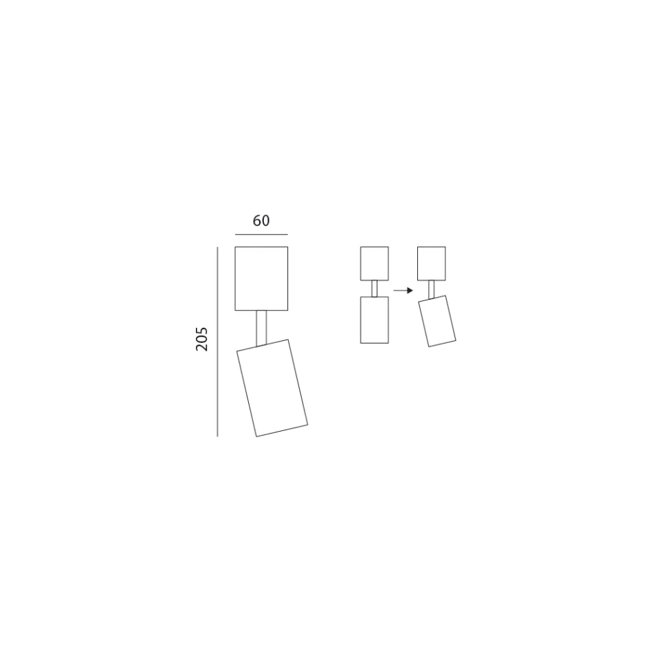 Řemeslná stropní lampa z keramiky a kovu vyrobená v Itálii - Toscot Match Viadurini