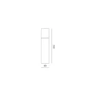 Řemeslná stropní lampa z keramiky a mosazi vyrobená v Itálii - Toscot Match Viadurini