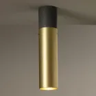 Řemeslná stropní lampa z keramiky a mosazi vyrobená v Itálii - Toscot Match Viadurini