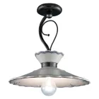 Stropní lampa Artisan z ručně malované keramiky s efektem výšivky - Ravenna Viadurini