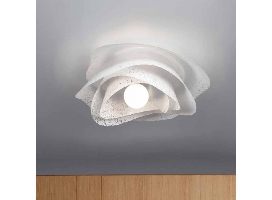 bílá moderní design 55 cm v průměru strop Antalya, made in Italy