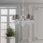 Bílé LED stropní svítidlo pro osvětlení moderních a uklizených prostor – Dalia Viadurini