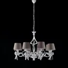 Bílé LED stropní svítidlo pro osvětlení moderních a uklizených prostor – Dalia Viadurini